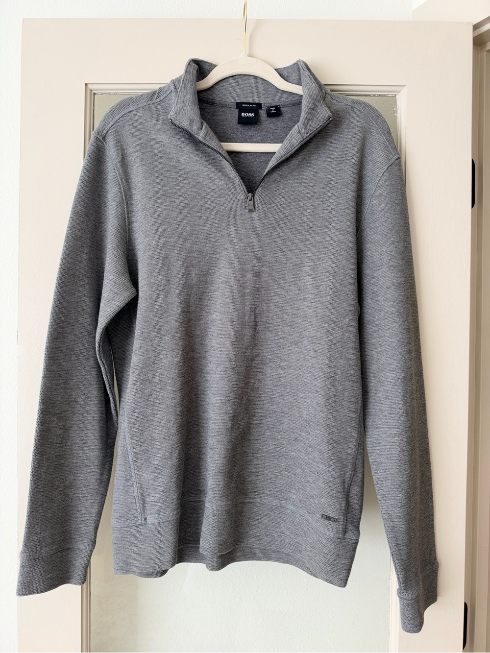 Hugo Boss 1/4 zip gray